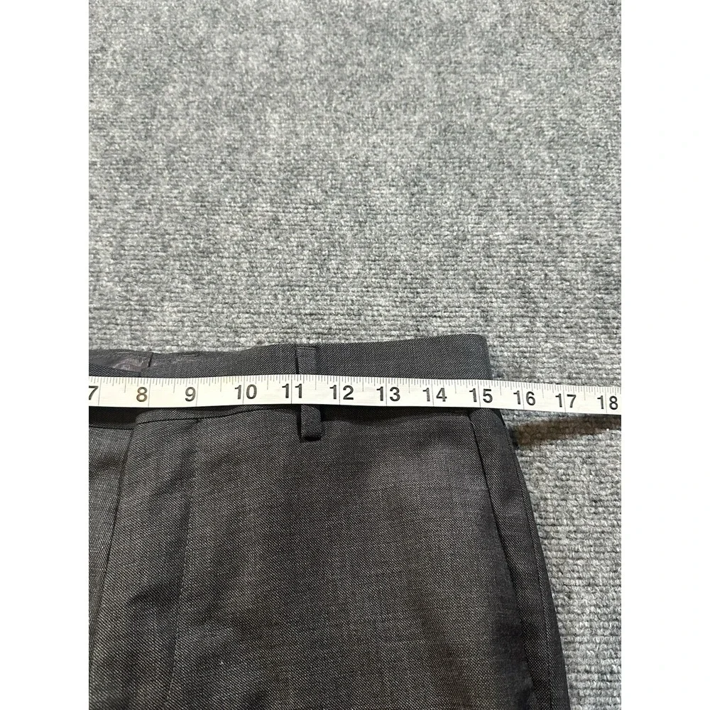 J Crew Mens Suit 40S Blazer 31x28 Slacks Grey Tollegno Wool Italian Fabric EUC